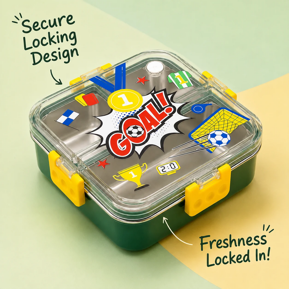 Kids' Stainless-Steel Lunch Box Set