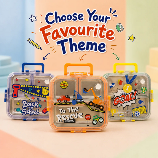 Kids' Stainless-Steel Lunch Box Set