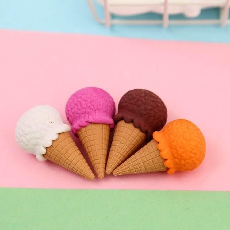 Cute Food-Themed Eraser Set (8Pcs) Cute Eraser Donut Ice Cream NIYO TOYS