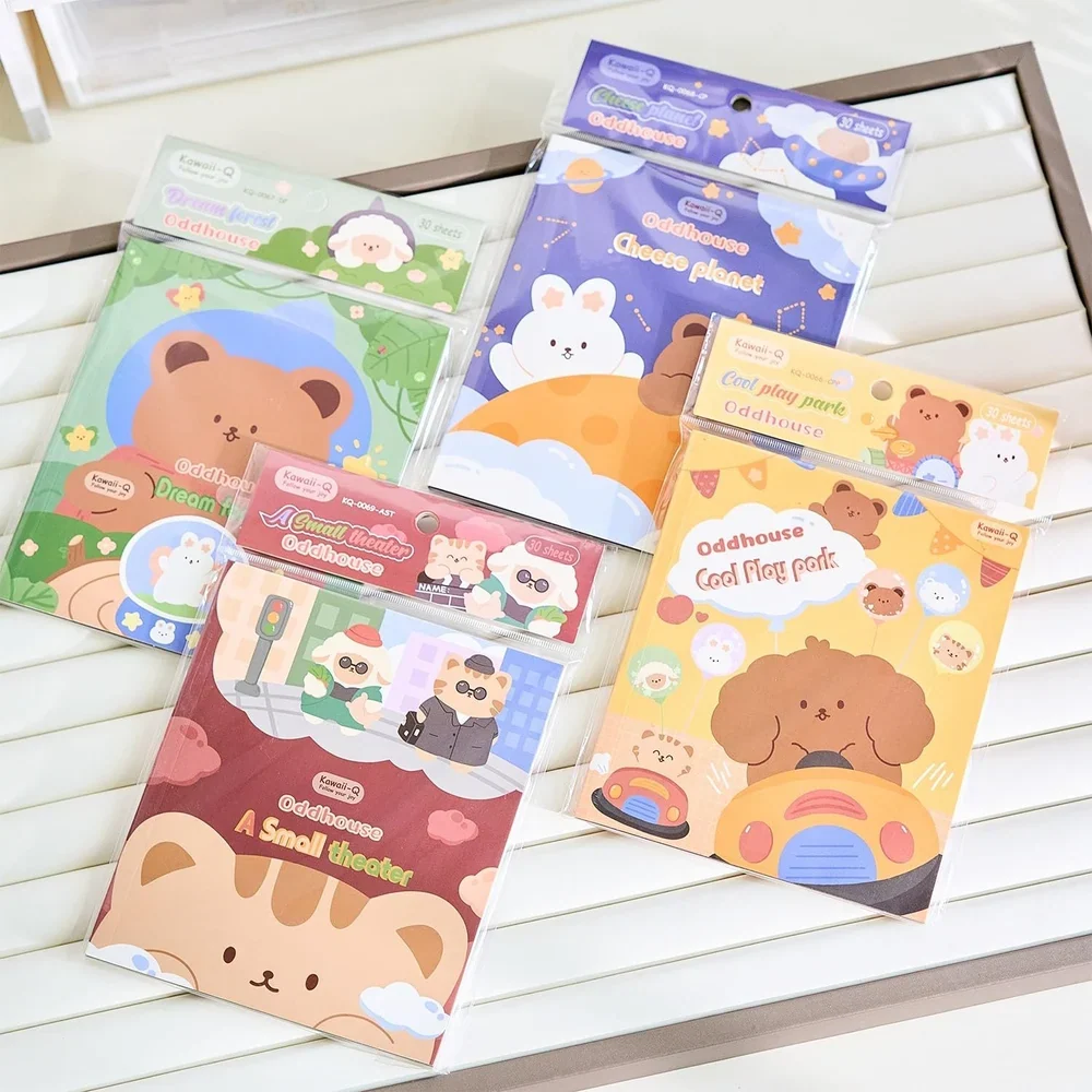Cute Bear Deco Sticker Set for Kids