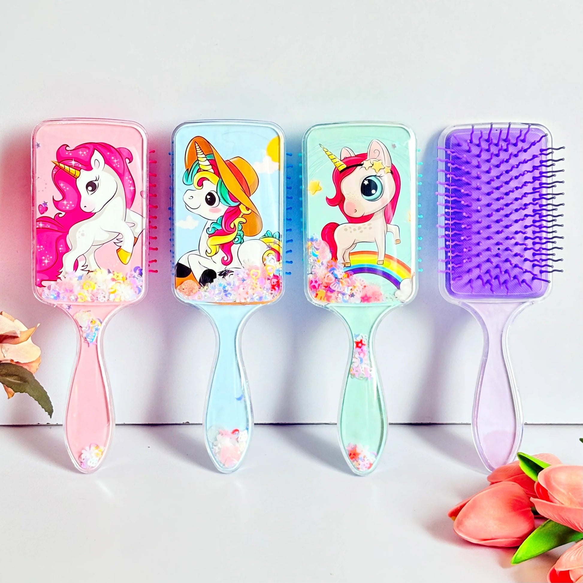 Unicorn Glitter Hair Brush/Comb NIYO TOYS