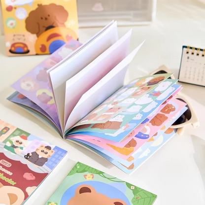 Cute Bear Deco Sticker Set for Kids