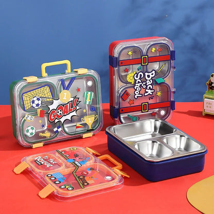 Stylish & Strong 3-Grid Stainless Steel Lunch Box 700ml NIYO TOYS