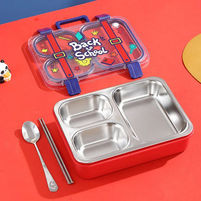 Stylish & Strong 3-Grid Stainless Steel Lunch Box 700ml NIYO TOYS