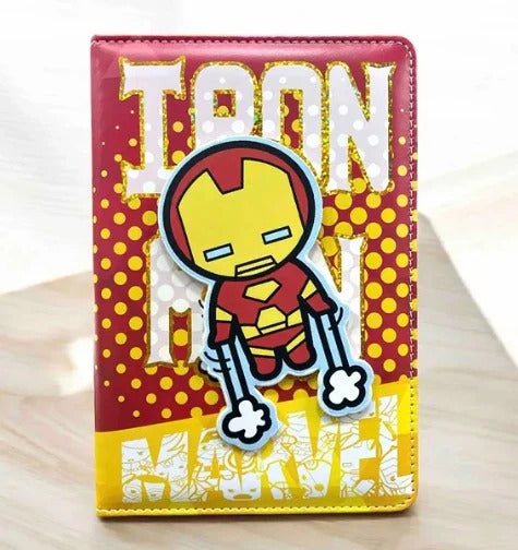 Iron Man planner and diary for kids with a colorful design, suitable for ages 5 and up