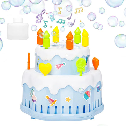 Magical Birthday Cake Automatic Bubble Machine NIYO TOYS