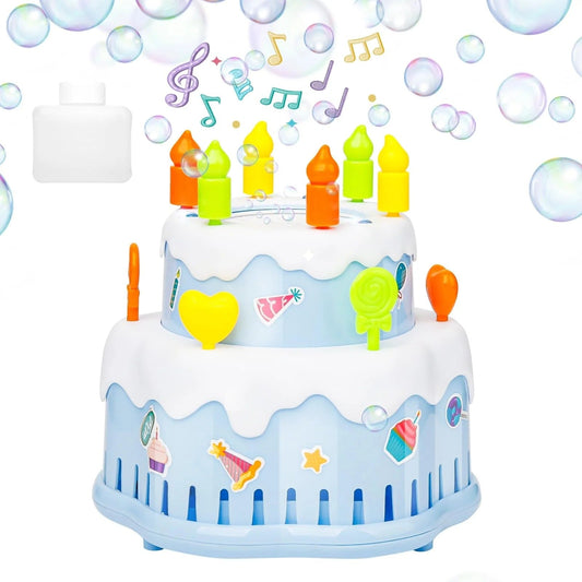 Magical Birthday Cake Automatic Bubble Machine NIYO TOYS