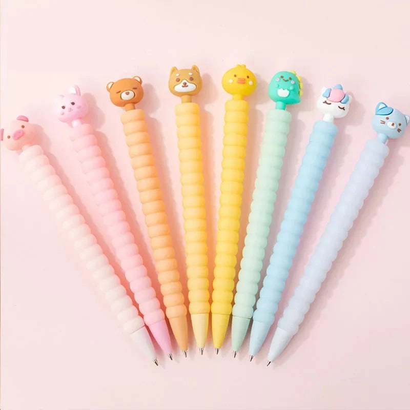 Cute colorful NIYO TOYS mechanical pencil pencils with playful animal toppers for school and art projects