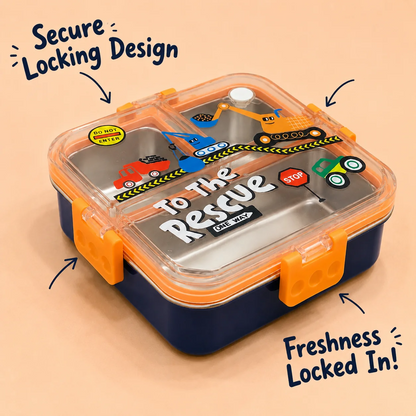 Kids' Stainless-Steel Lunch Box Set