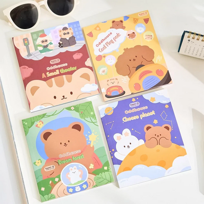 Cute Bear Deco Sticker Set for Kids