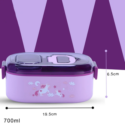 Niyo toys Magical Unicorn Lunch Box – Stainless Steel Design + Free Gift