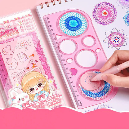 Drawing Ruler Set with 10-Color Pen NIYO TOYS