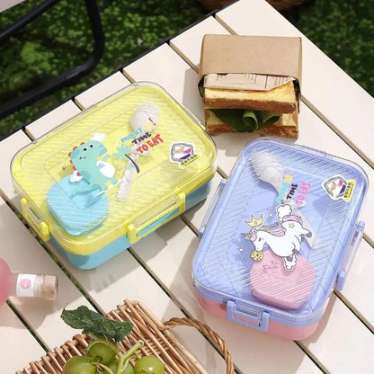 Niyo toys Staineless Steel Lunch Box- 3 Compartment (1749)