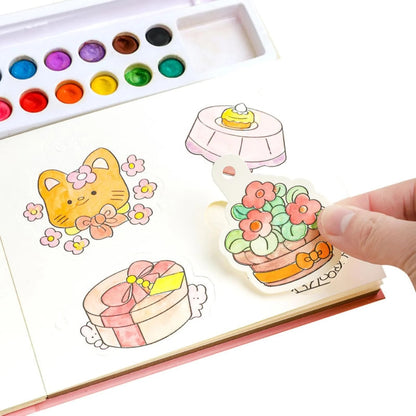 Beginner Coloring Book - Preschool Painting Set | Watercolor Painting Set