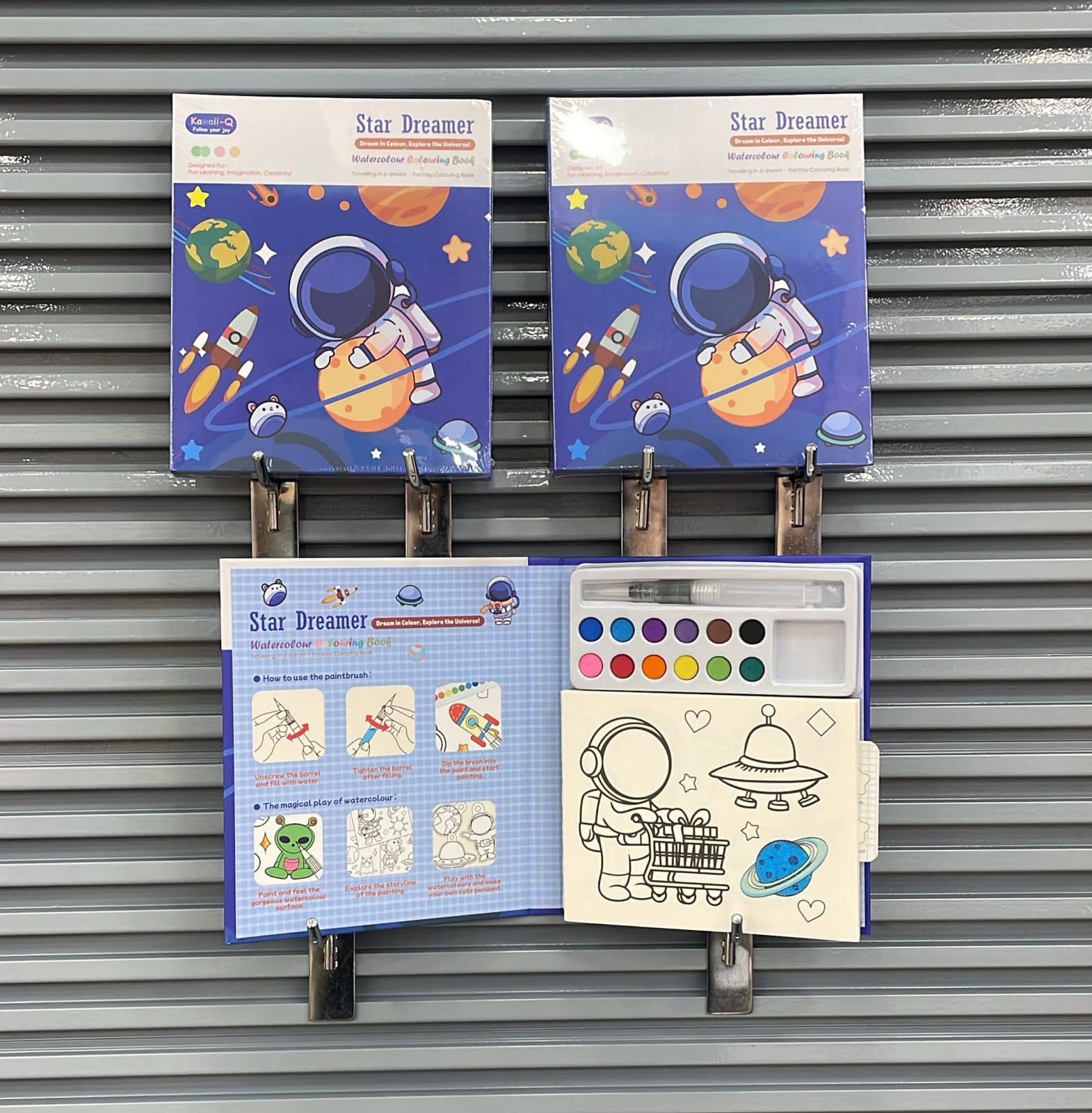 Star Dreamer space themed art kits for children with colorful designs and creativity tools