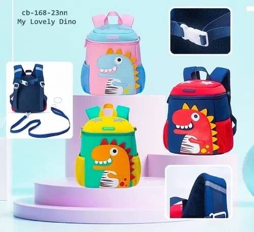 Colorful My Lovely Dino kids backpack for ages 3+ featuring a fun dinosaur design and adjustable straps