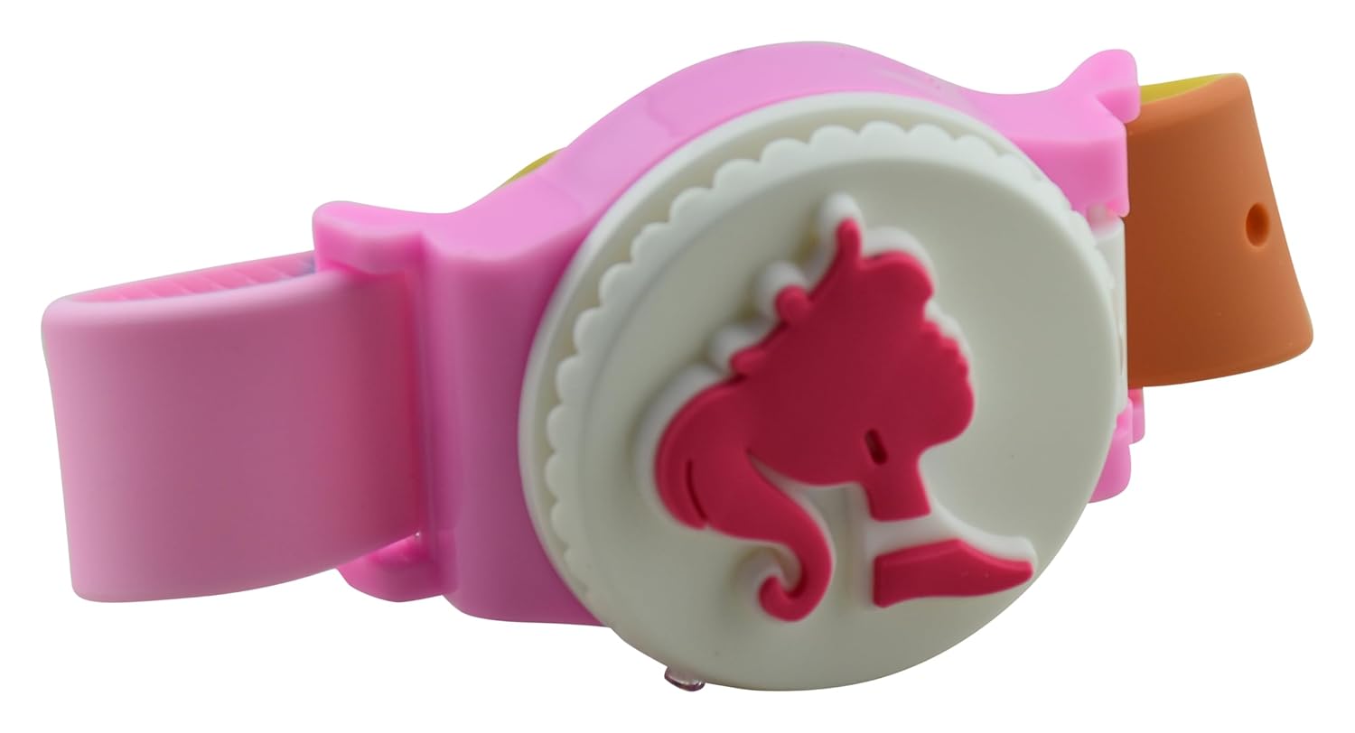 Kids digital princess watch in pink with a cute princess design, suitable for ages 3 and up