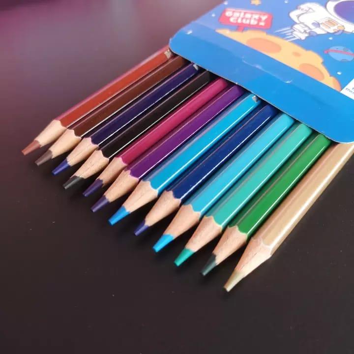 NIYO TOYS double sided colored pencils for kids in vibrant colors, perfect for creative art projects, ages 3 and up