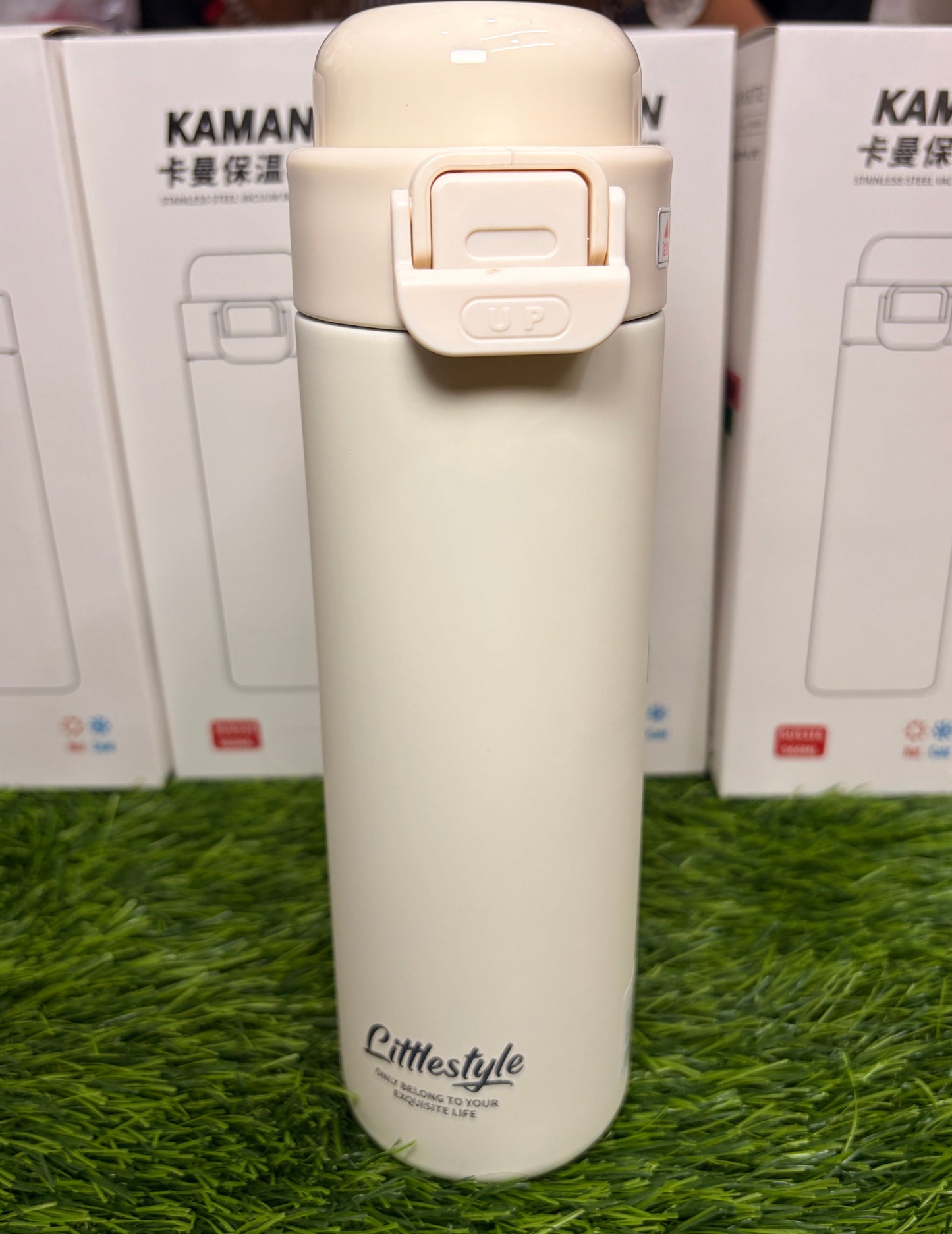 NIYO TOYS Littlestyle Insulated Tumbler in Cream Color for Hot and Cold Beverages