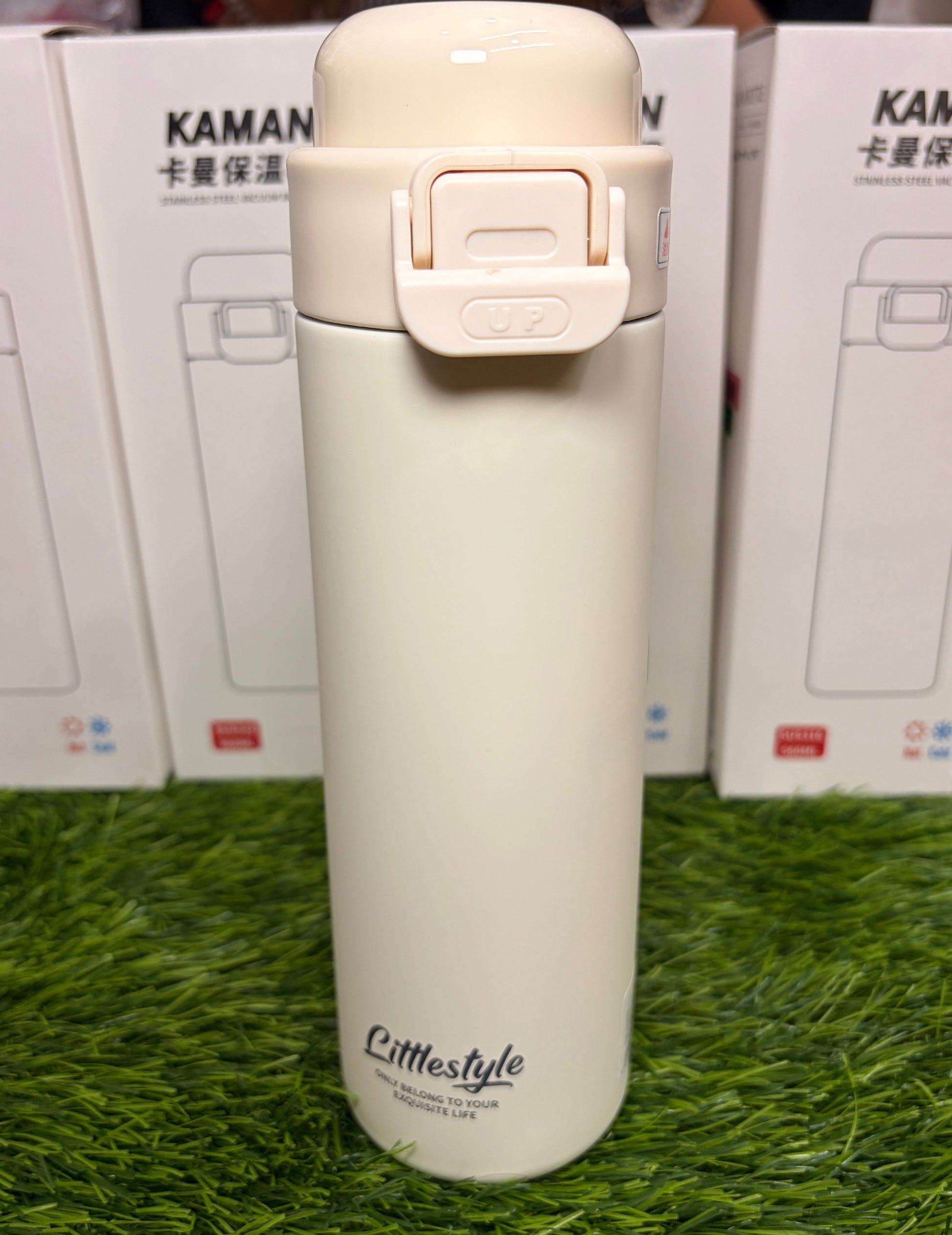 NIYO TOYS Littlestyle Insulated Tumbler in Cream Color for Hot and Cold Beverages