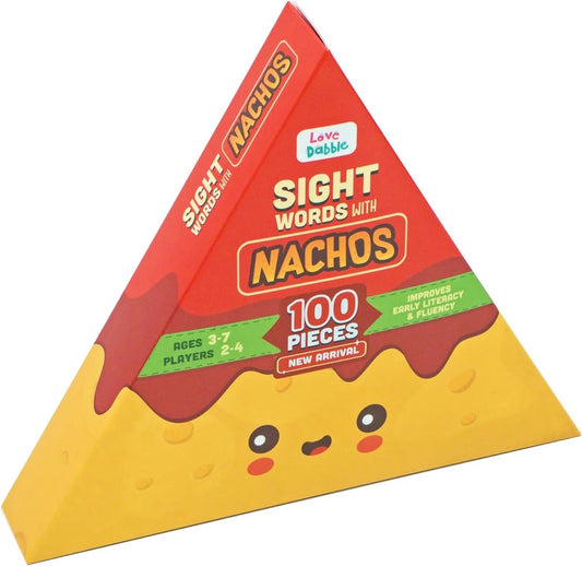 NIYO TOYS Sight Words with Nachos educational toy with 100 pieces for ages 3-7 improving literacy