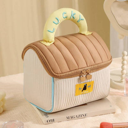NIYO TOYS Lucky Jelly Bag in beige and blue for kids age 3+, perfect for storing toys or snacks