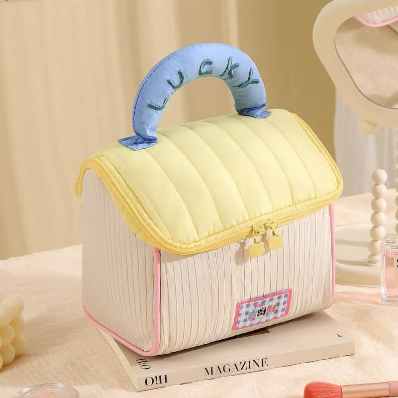 NIYO TOYS Jelly Bag in yellow and white, perfect for kids ages 3+, ideal for carrying toys and accessories