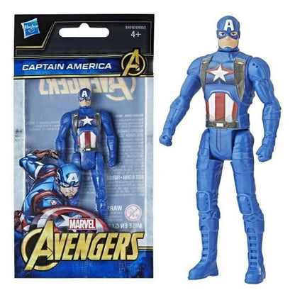 Marvel Legends Action Figures Captain America in blue, age 4+ for imaginative play and collecting