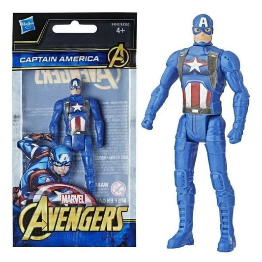 Marvel Legends Action Figures Captain America in blue, age 4+ for imaginative play and collecting