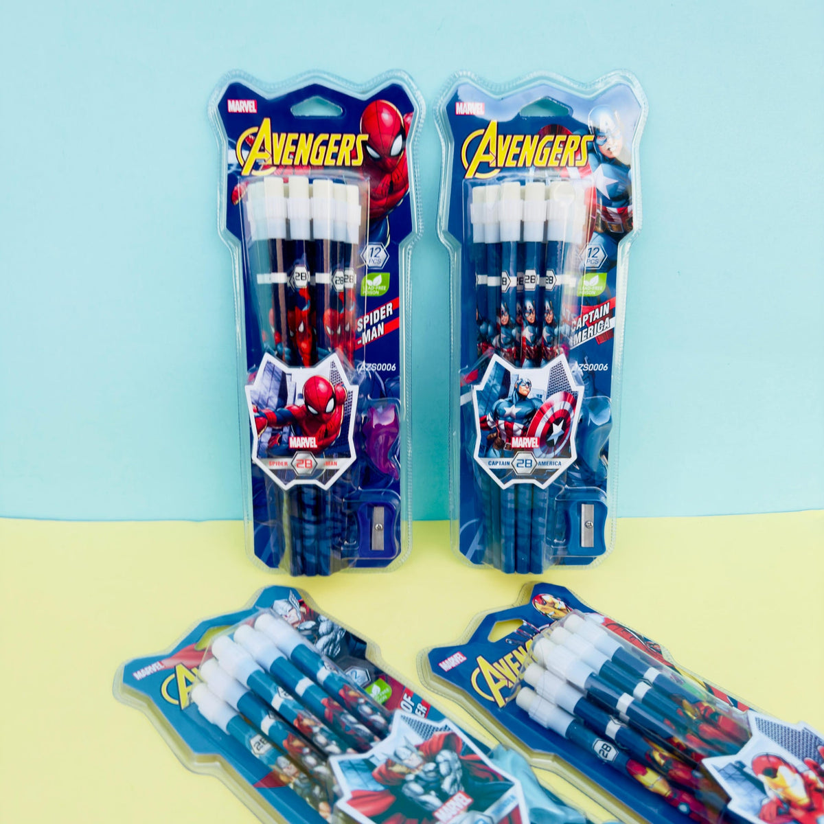 Marvel Avengers themed pens featuring Thanos from Avengers, ideal for kids age 6 and up