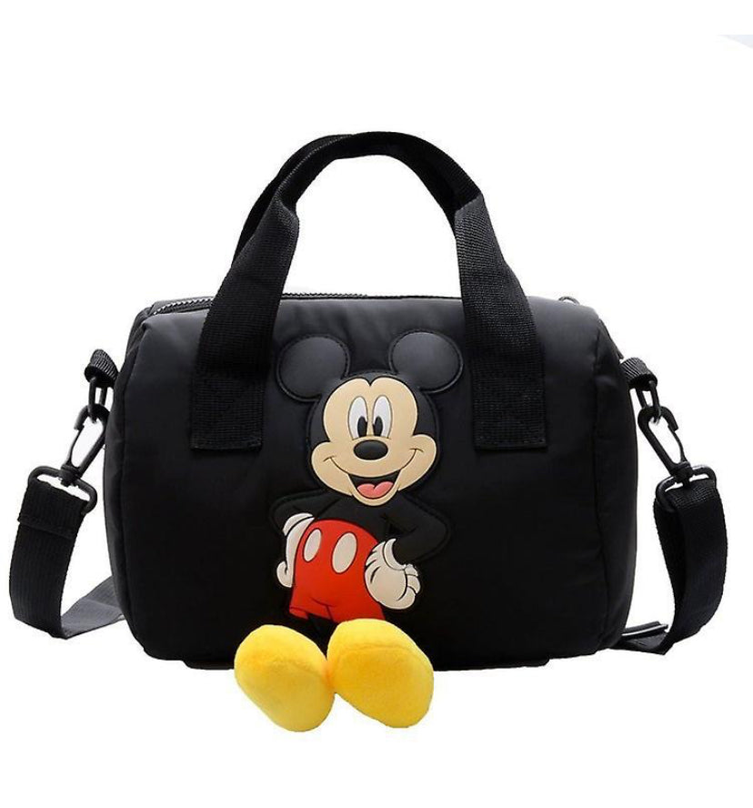 Black NIYO TOYS Mickey Mouses sling bag for kids aged 3+ with iconic character design