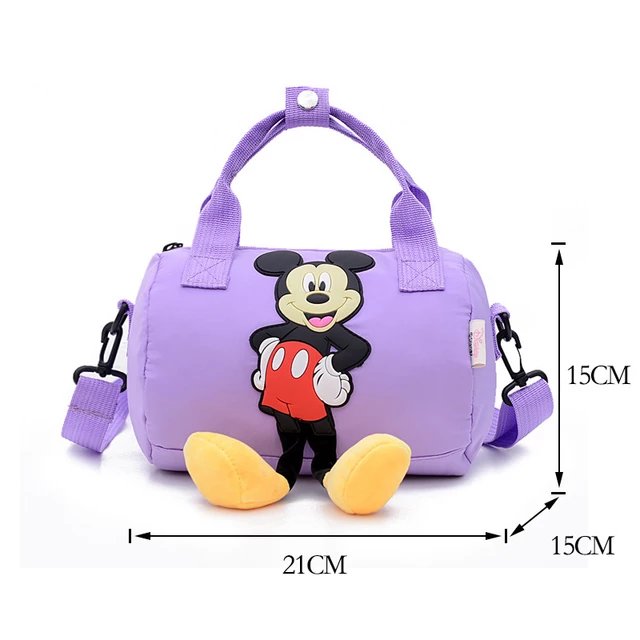 Purple NIYO TOYS Mickey Mouses Sling Bag for kids, age 3+, perfect for daily outings