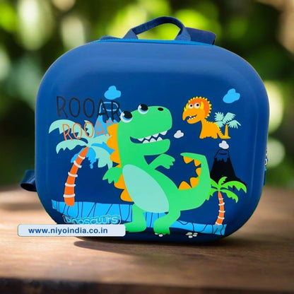 NIYO TOYS Dinosaur-Themed School Bag with Colorful Graphics for Kids