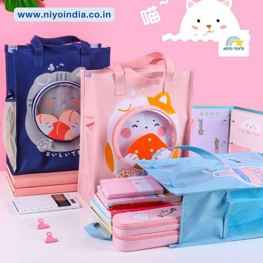 NIYO TOYS Colorful School Bags with Cute Animal Designs and Spacious Compartments for Kids