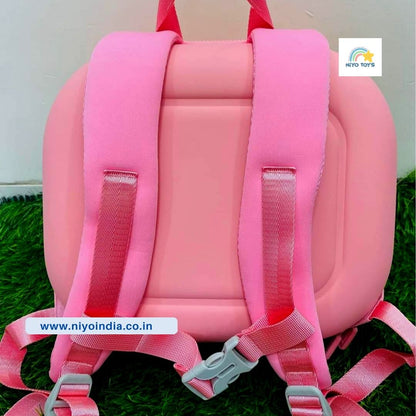NIYO TOYS Cute Pink School Bag with Durable Straps and Lightweight Design for Kids