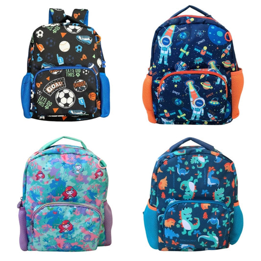 Colorful NIYO TOYS vest kids backpacks 13 inch featuring fun designs for school and play