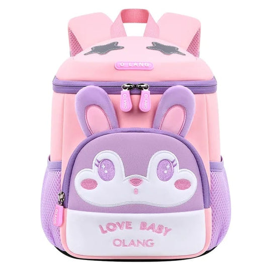 Cute NIYO TOYS waterproof children's schoolbag with bunny ears and colorful design for kids