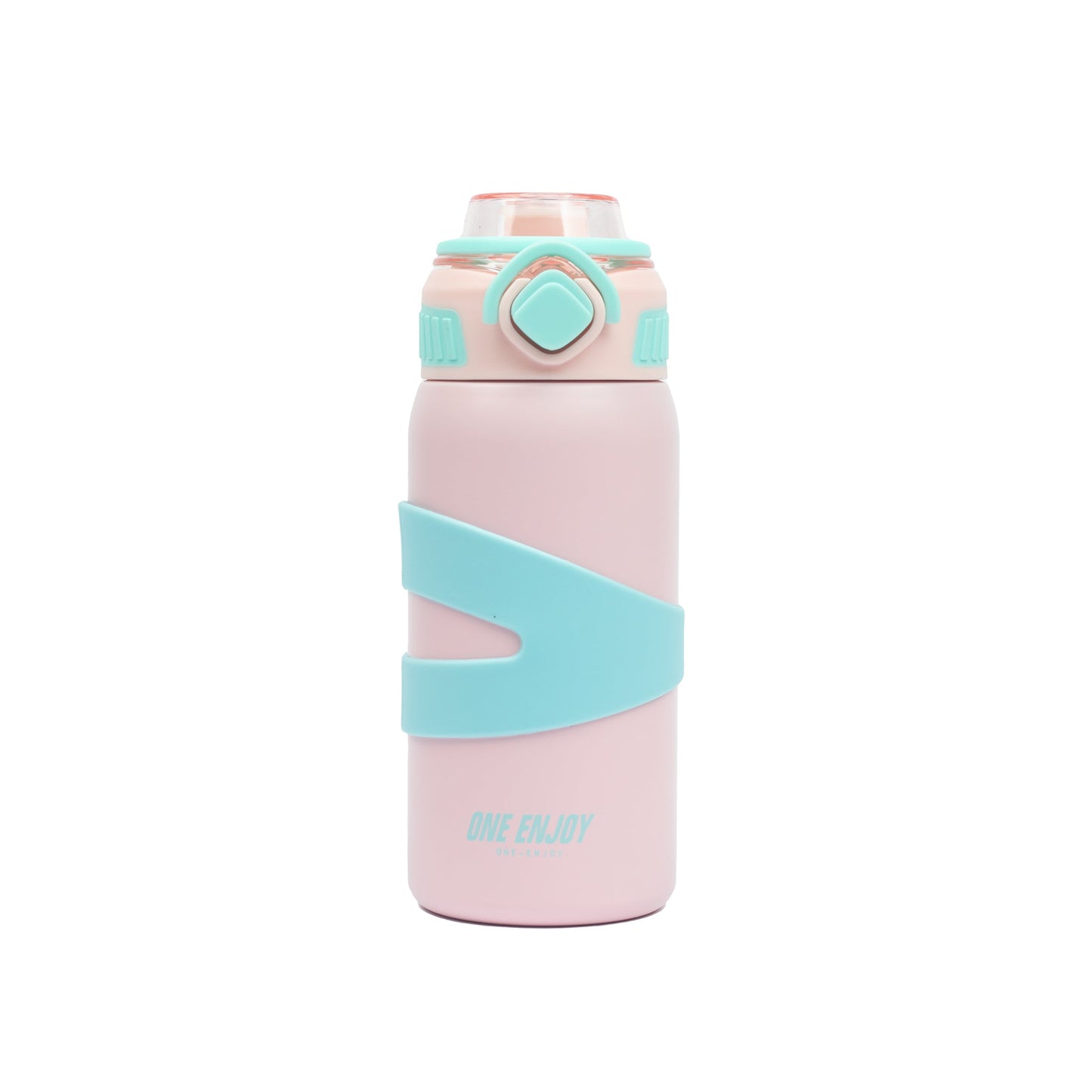 NIYO TOYS pink and blue stainless steel drinks bottle for kids, perfect for hydration on the go