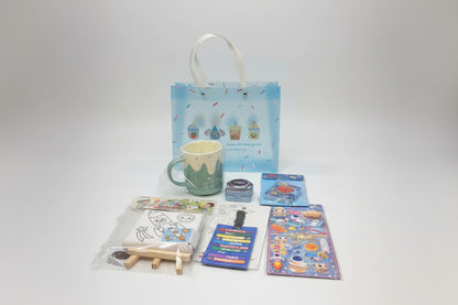 Colorful NIYO TOYS party favors for kids in a festive bag, ideal for birthdays and celebrations