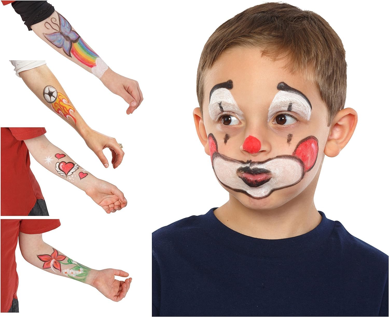 NIYO TOYS Marker Pens Used for Colorful Face and Body Art on a Child's Skin