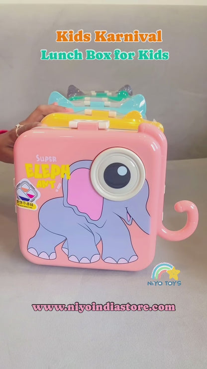 Carnival Stainless Steel Lunch Box - Elephant