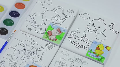 DIY Paintworks Painting Kits on Canvas With Frame for Kids CPS-0904(KQ)-PP