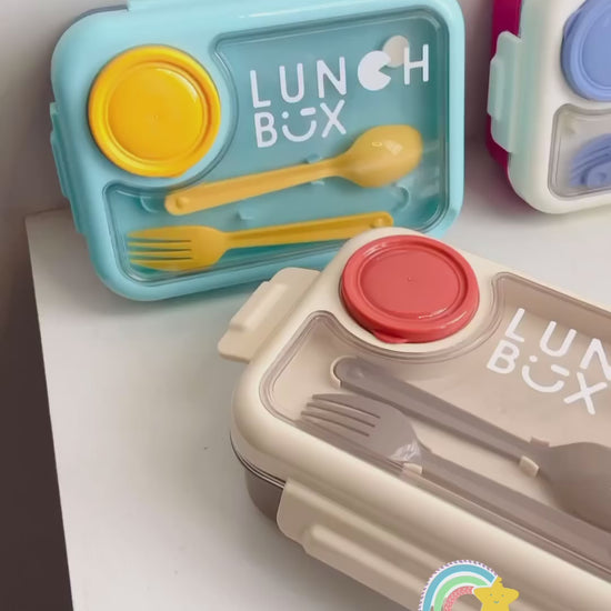 3 Compartment Sustainable Eco-Friendly Lunch Box