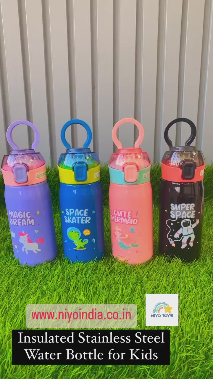  Insulated  Stainless Steel Water Bottle Children 500ml