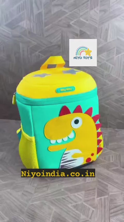 3D Dino Backpack For Kindergarten Kids