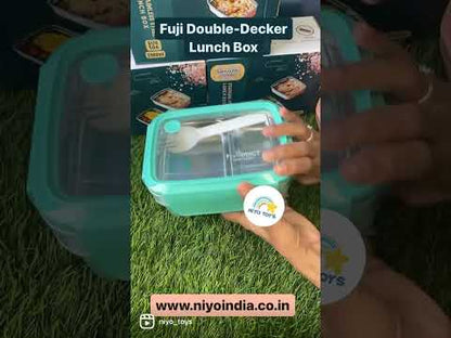 Fuji Double-Decker stainless steel Lunch Box 1300 ML
