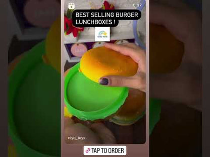 Niyo Burger Shape Lunch Box for Kids