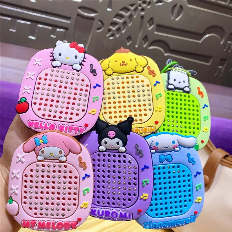 Colorful keychain for kids featuring cute character designs, age 3+, perfect for party favors