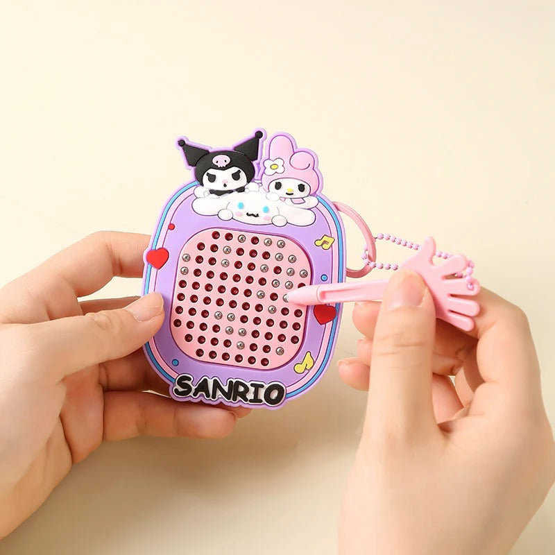 Sanrio themed keychain with cute characters, colorful design, perfect return gift for kids age 3+
