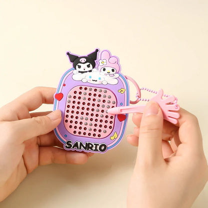 Sanrio themed keychain with cute characters, colorful design, perfect return gift for kids age 3+